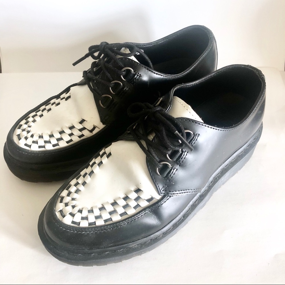 Dr. Martens Beck Black & White Creepers US7